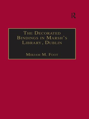 cover image of The Decorated Bindings in Marsh's Library, Dublin